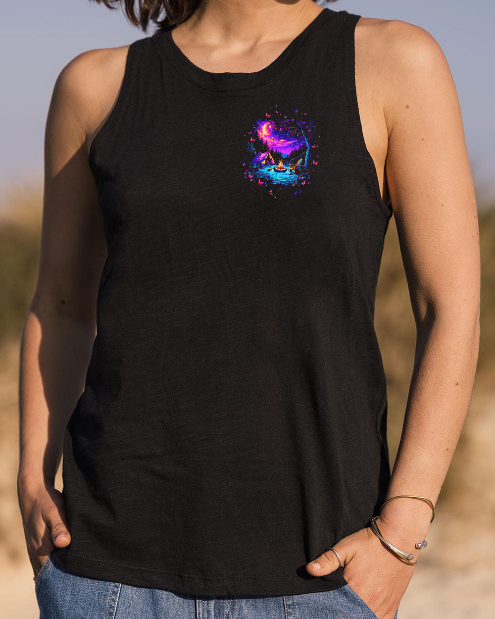 BLISSCORNERS MAKING MEMORIES ONE CAMPFIRE AT A TIME ALL OVER PRINT