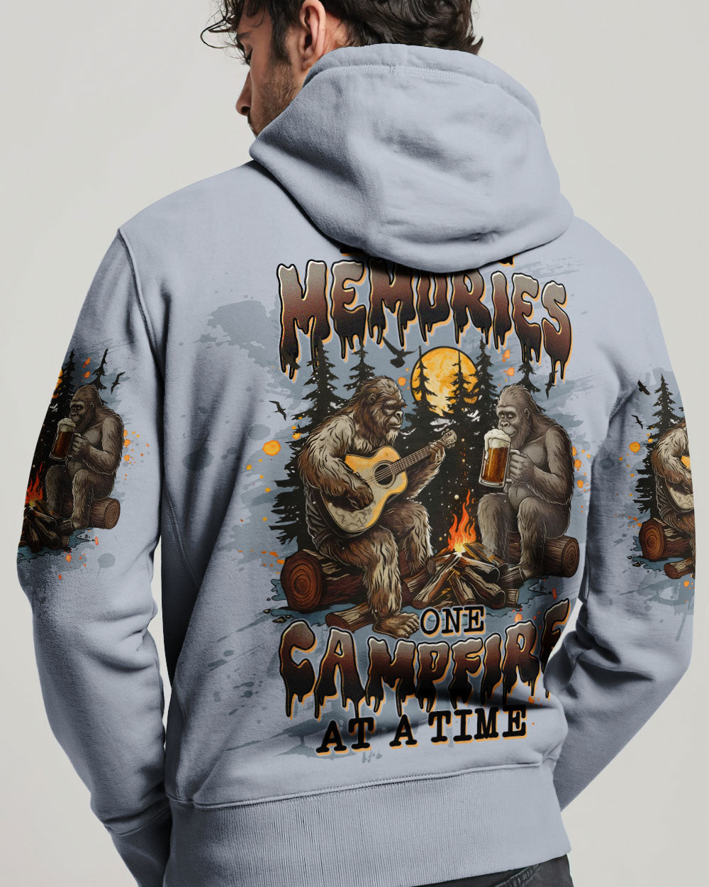 BLISSCORNERS MAKING MEMORIES ONE CAMPFIRE AT A TIME BIGFOOT ALL OVER PRINT