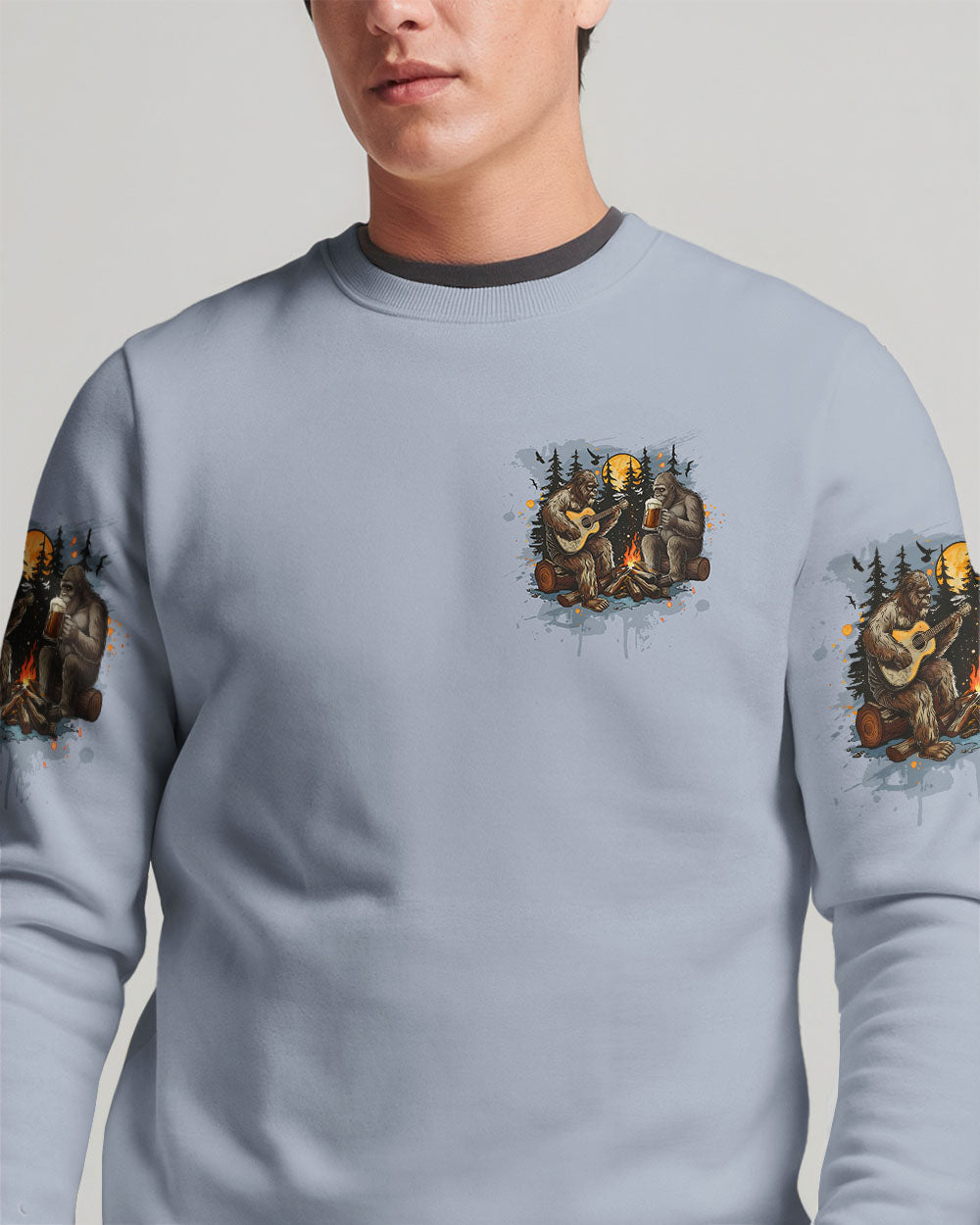 BLISSCORNERS MAKING MEMORIES ONE CAMPFIRE AT A TIME BIGFOOT ALL OVER PRINT