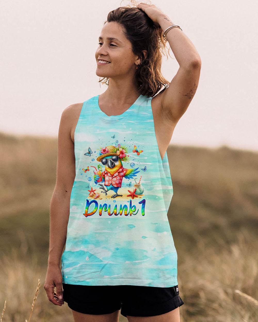 BLISSCORNERS IF LOST OR DRUNK PARROT ALL OVER PRINT