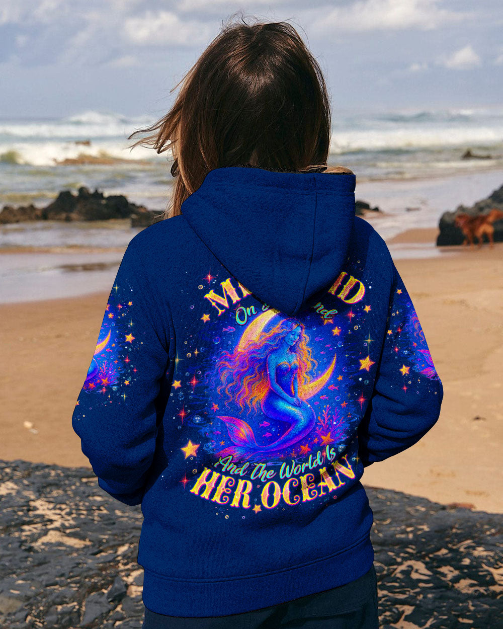 BLISSCORNERS SHE IS A MERMAID ALL OVER PRINT