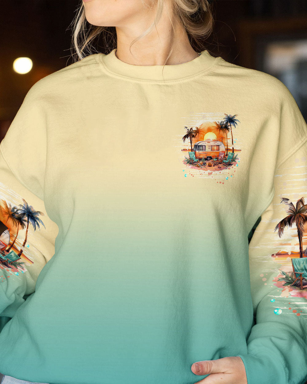 BLISSCORNERS SMELL THE SEA FEEL THE BREEZE ALL OVER PRINT