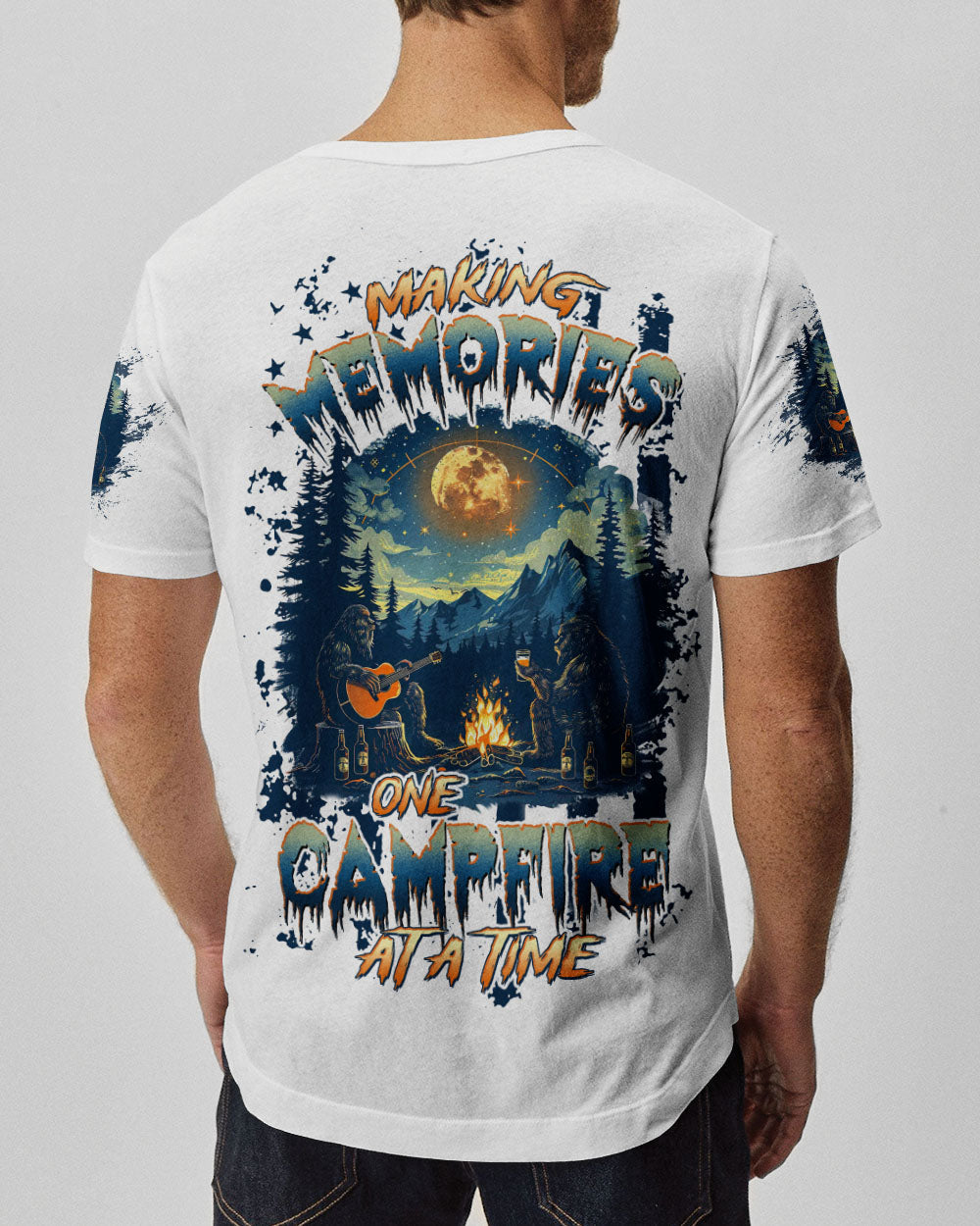 BLISSCORNERS MAKING MEMORIES ONE CAMPFIRE AT A TIME BIGFOOT ALL OVER PRINT