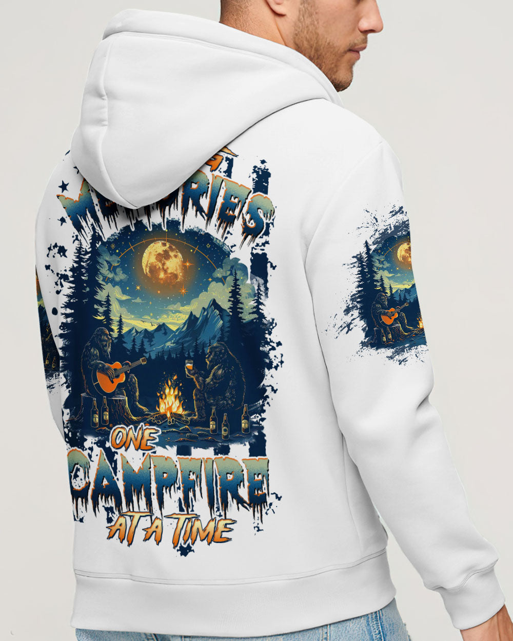 BLISSCORNERS MAKING MEMORIES ONE CAMPFIRE AT A TIME BIGFOOT ALL OVER PRINT