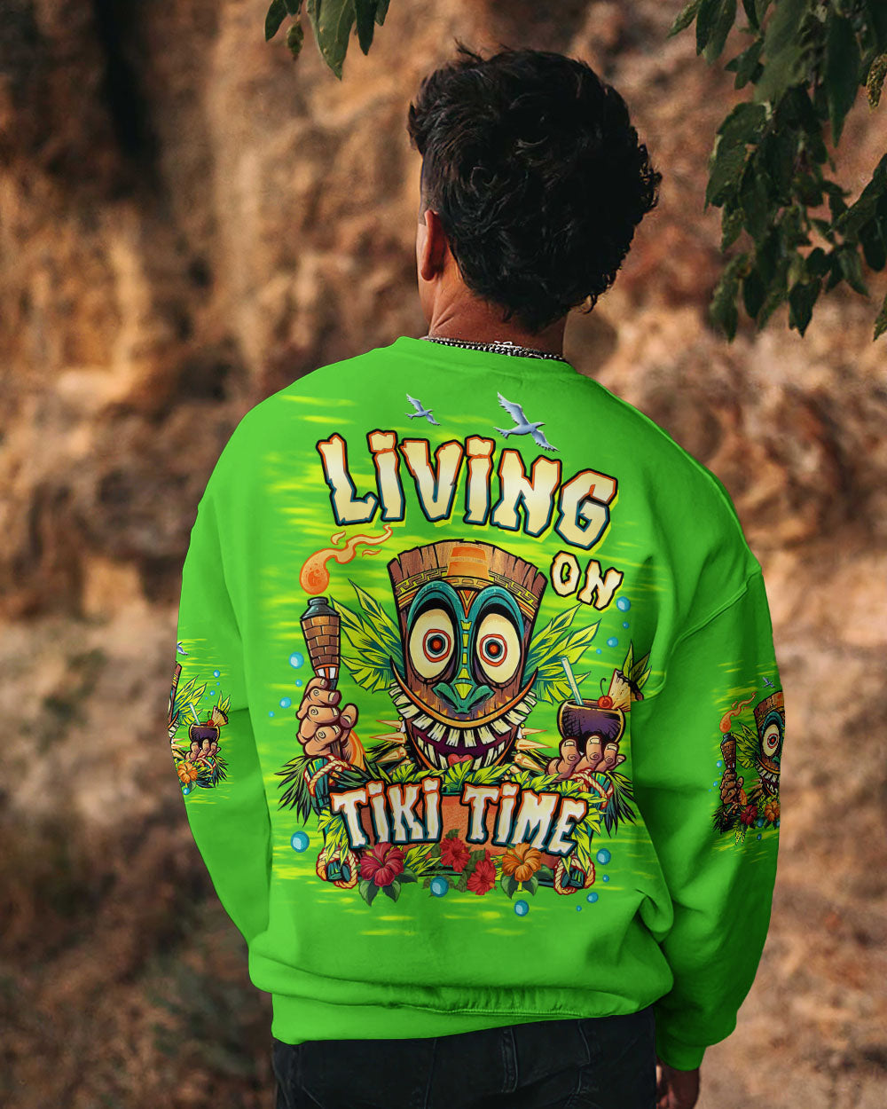 BLISSCORNERS LIVING ON TIKI TIME ALL OVER PRINT