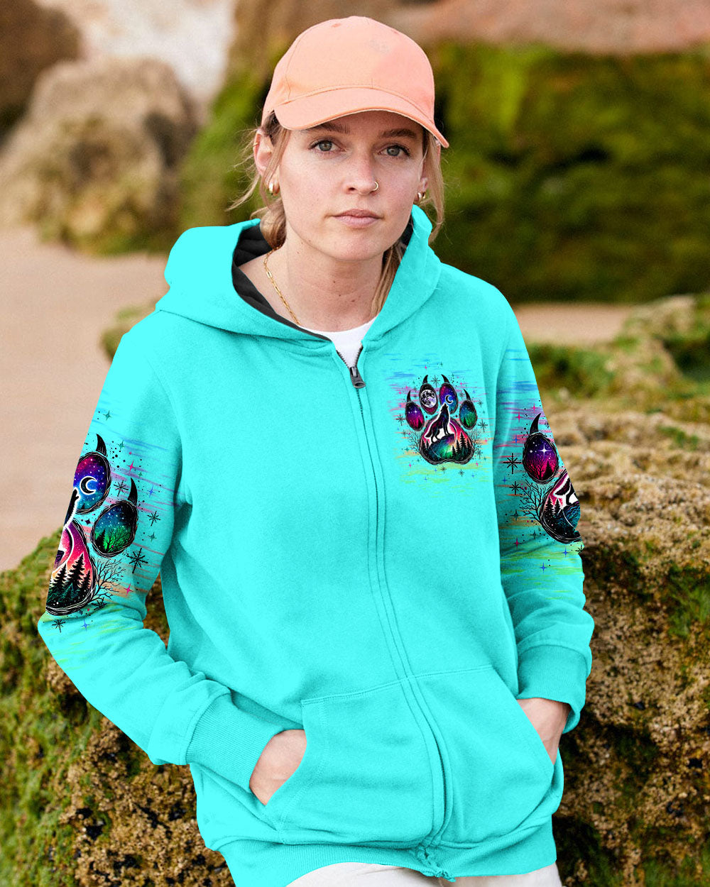 BLISSCORNERS AND INTO THE FOREST I GO WOLF ALL OVER PRINT