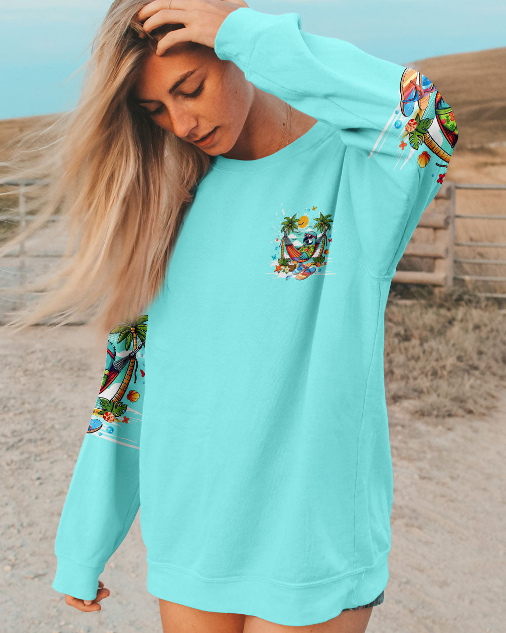 BLISSCORNERS MEET ME AT MY HAPPY PLACE PARROT ALL OVER PRINT