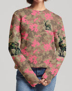 BLISSCORNERS DANGEROUS IN CAMO HUNTING DEER ALL OVER PRINT