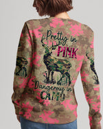 BLISSCORNERS DANGEROUS IN CAMO HUNTING DEER ALL OVER PRINT