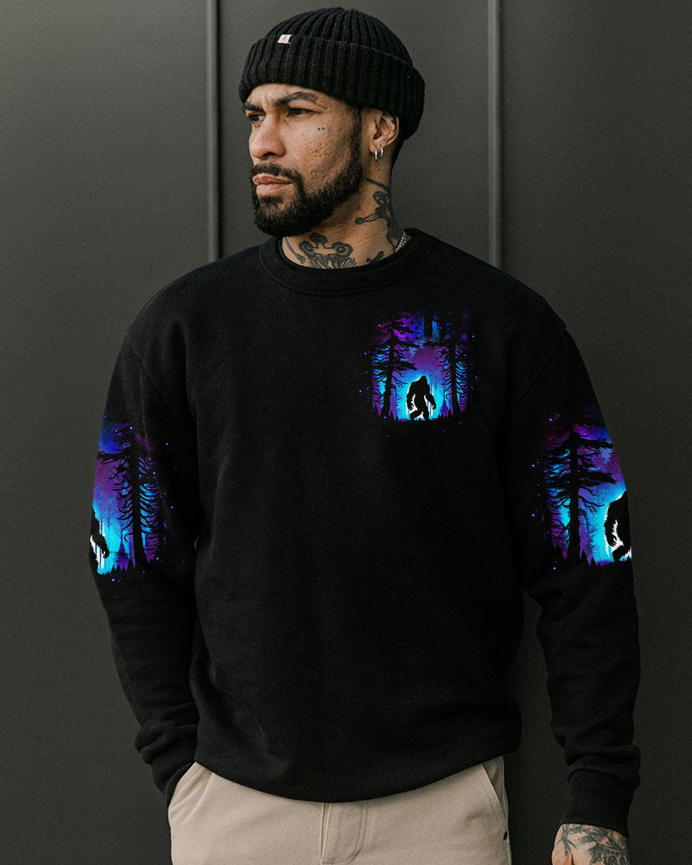 BLISSCORNERS BELIEVE BIGFOOT ALL OVER PRINT