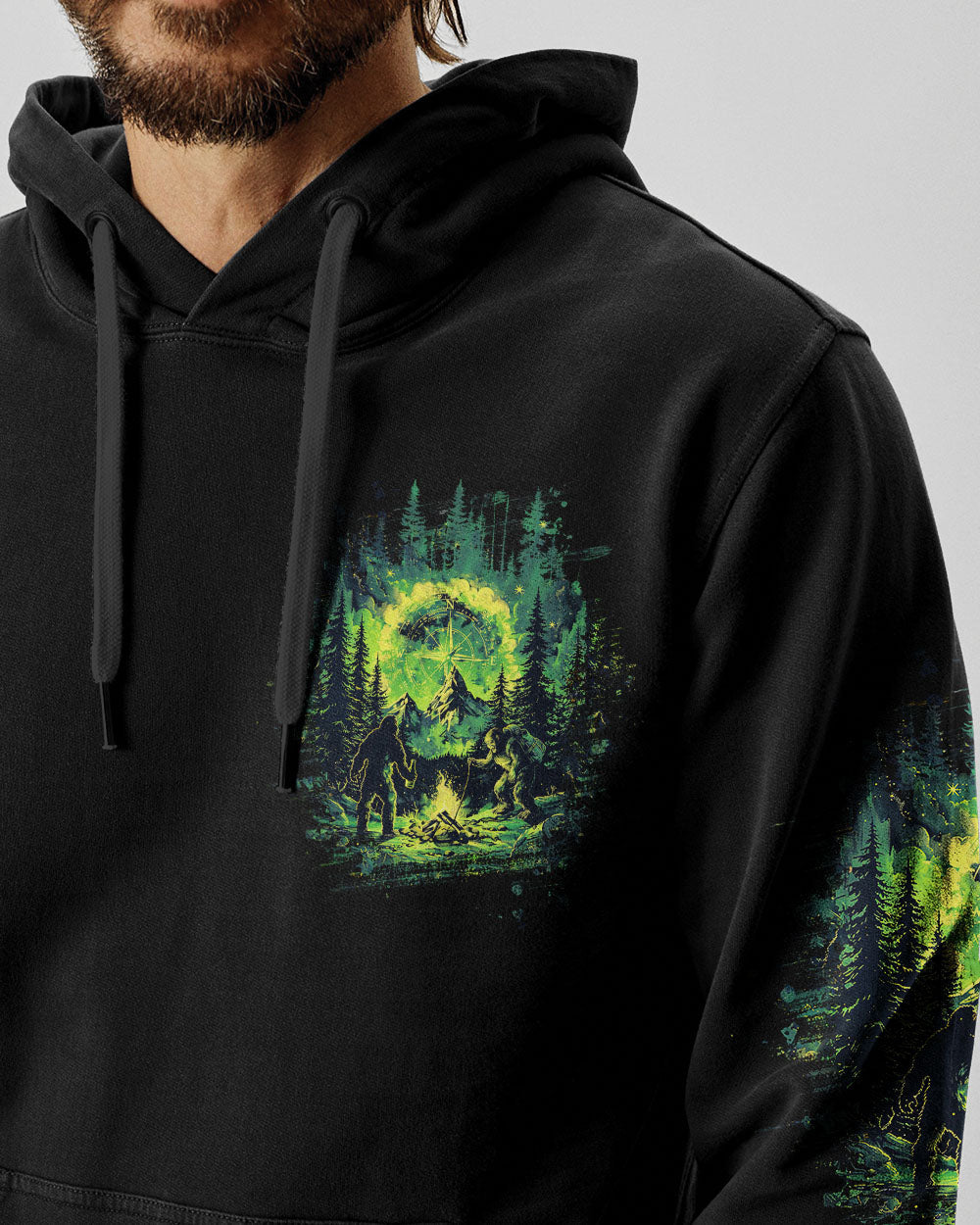 BLISSCORNERS MAKING MEMORIES ONE CAMPFIRE AT A TIME BIGFOOT ALL OVER PRINT