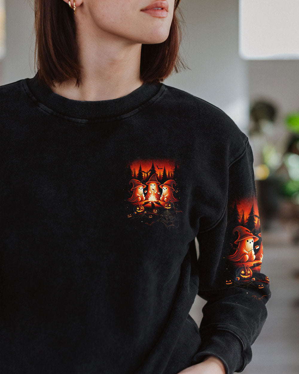 BLISSCORNERS LET'S GET TOASTED BOOS HALLOWEEN ALL OVER PRINT