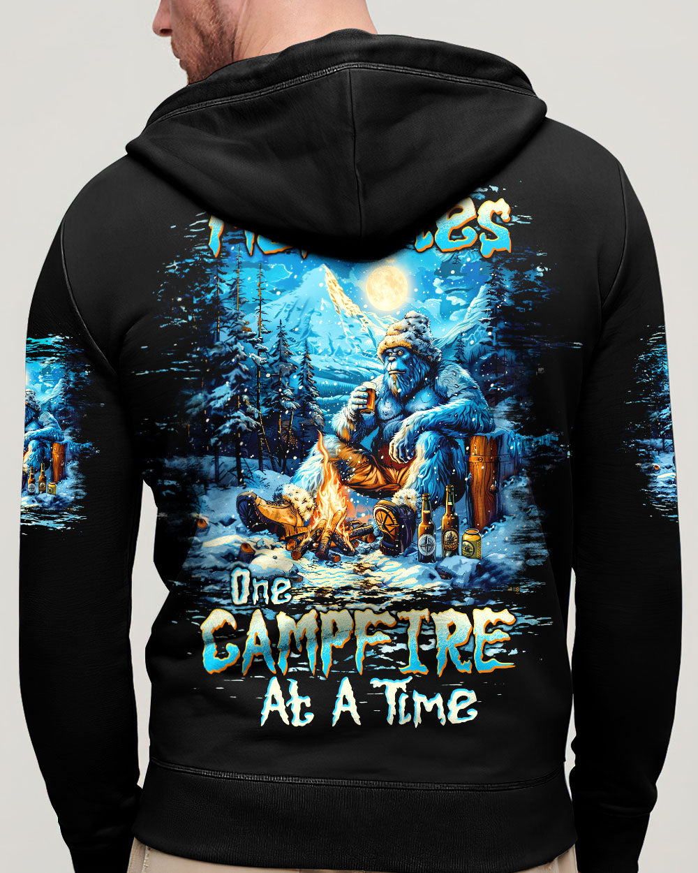 BLISSCORNERS MAKING MEMORIES ONE CAMPFIRE AT A TIME BIGFOOT ALL OVER PRINT