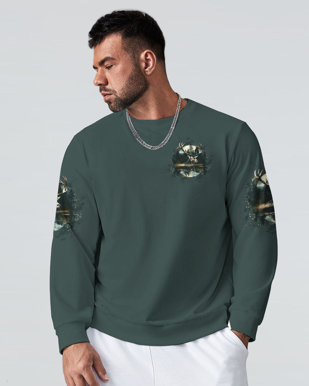 BLISSCORNERS THE CLOSER I GET TO NATURE DEER HUNTING ALL OVER PRINT - TLTW1211243