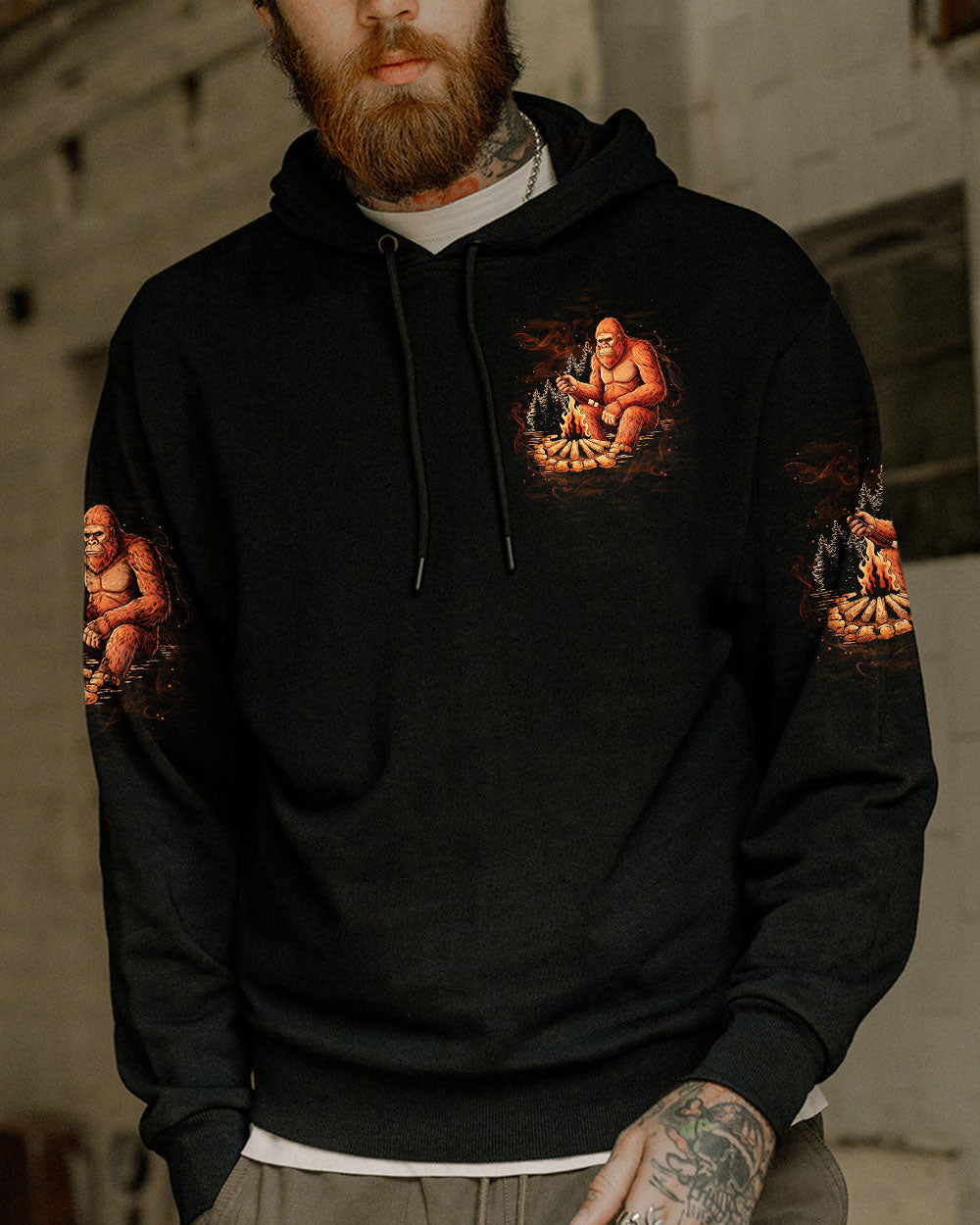 BLISSCORNERS MAKING MEMORIES ONE CAMPFIRE AT A TIME BIGFOOT ALL OVER PRINT
