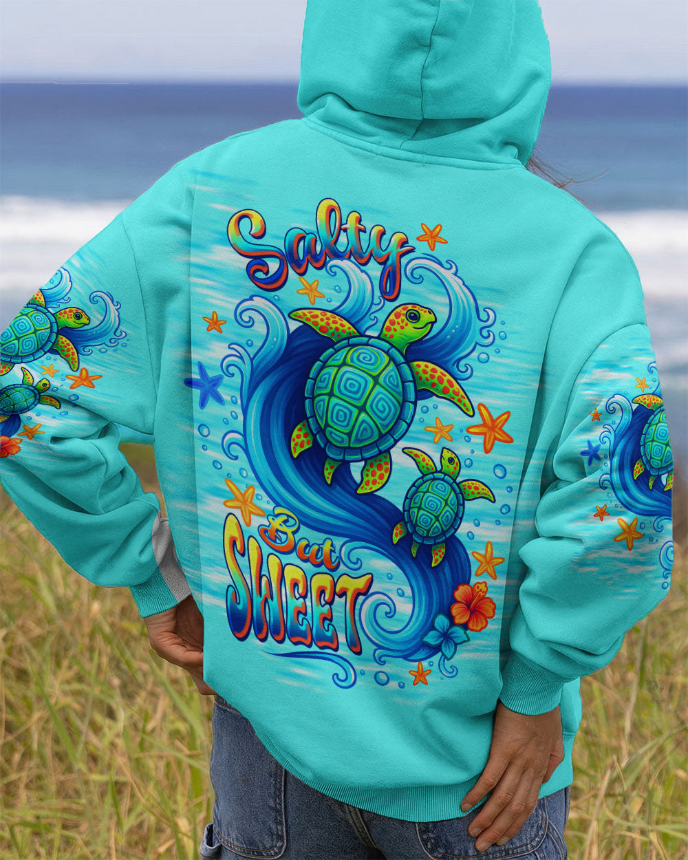 BLISSCORNERS SALTY BUT SWEET TURTLE ALL OVER PRINT
