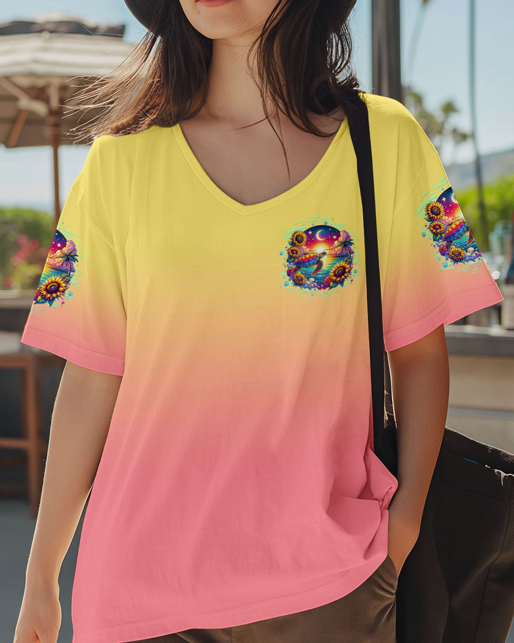 BLISSCORNERS SALTWATER HEALS EVERYTHING TURTLE ALL OVER PRINT