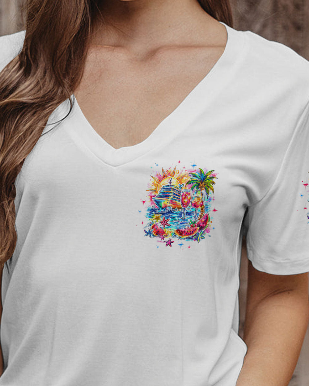 BLISSCORNERS SEAS THE DAY BOOZE THE NIGHT CRUISE ALL OVER PRINT