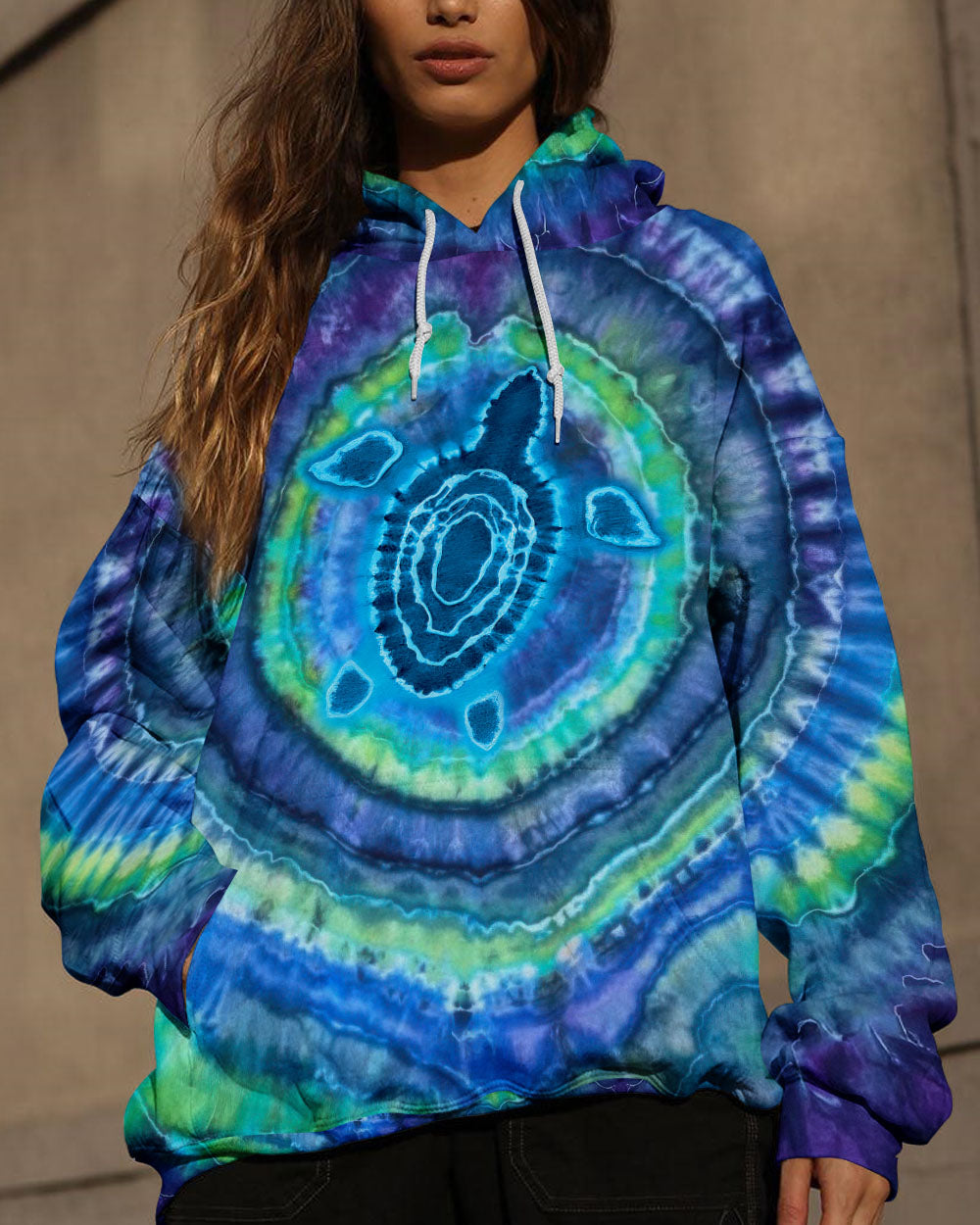 BLISSCORNERS TURTLE TIE DYE ALL OVER PRINT