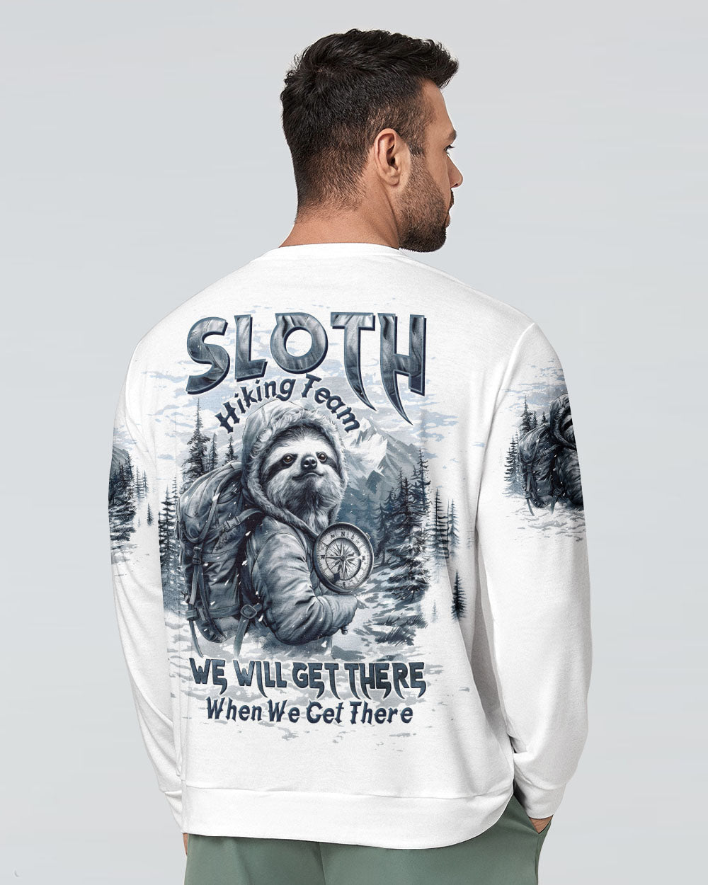 BLISSCORNERS SLOTH HIKING TEAM ALL OVER PRINT
