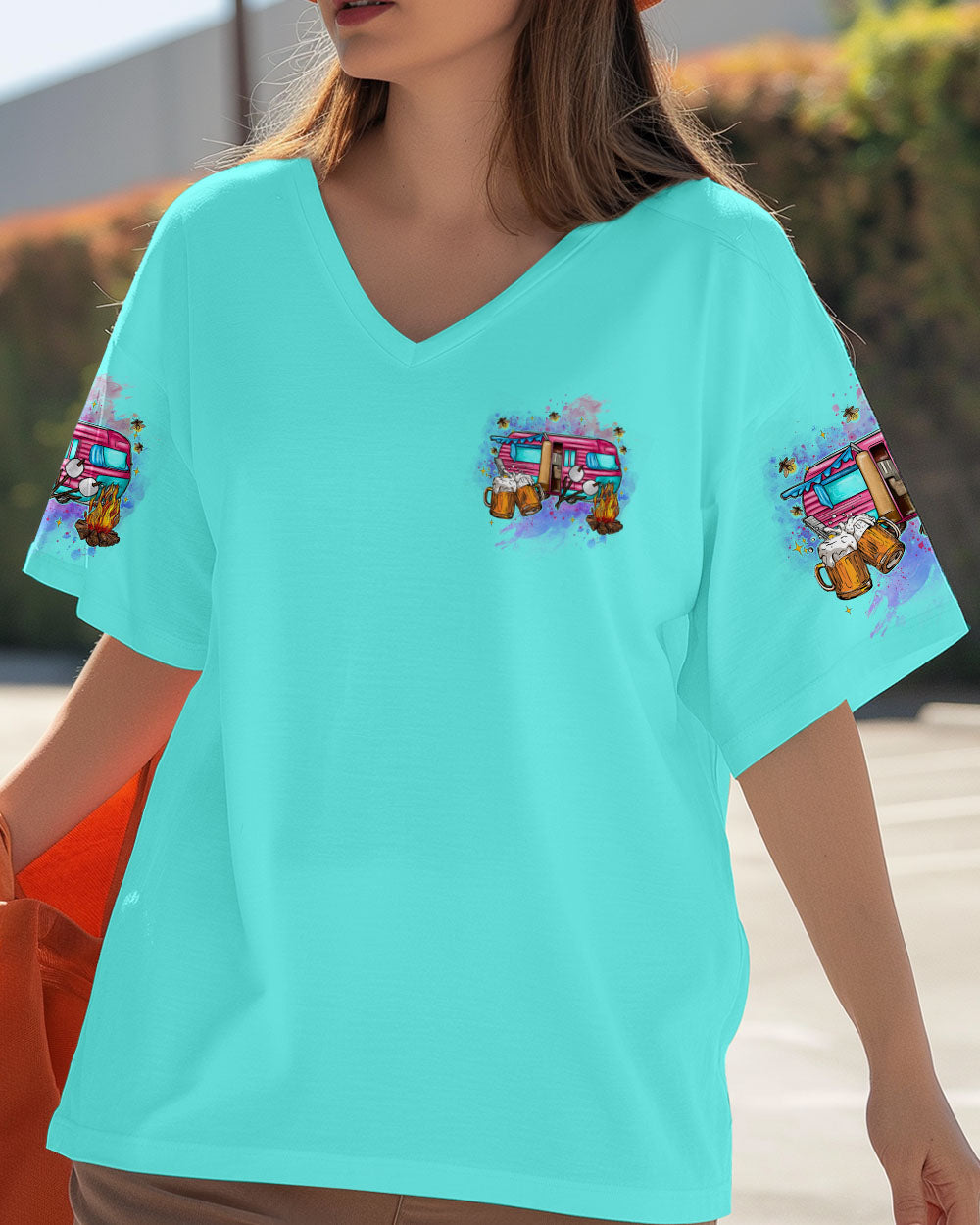 BLISSCORNERS I JUST WANT TO GO CAMPING ALL OVER PRINT