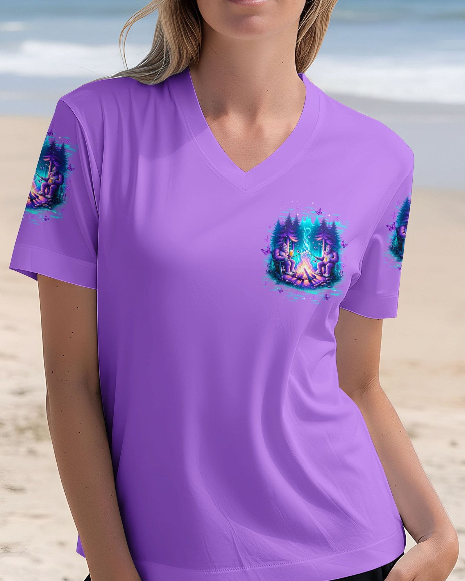 BLISSCORNERS MAKING MEMORIES ONE CAMPFIRE AT A TIME BIGFOOT ALL OVER PRINT - TLTW1911253