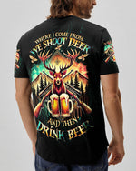 BLISSCORNERS WE SHOOT DEER AND THEN DRINK BEER ALL OVER PRINT