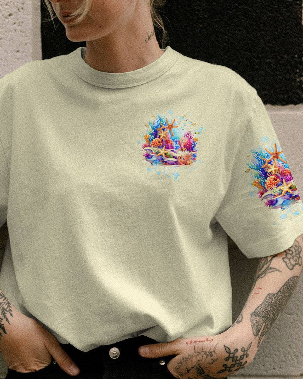 BLISSCORNERS AN OCEAN BREEZE ALL OVER PRINT