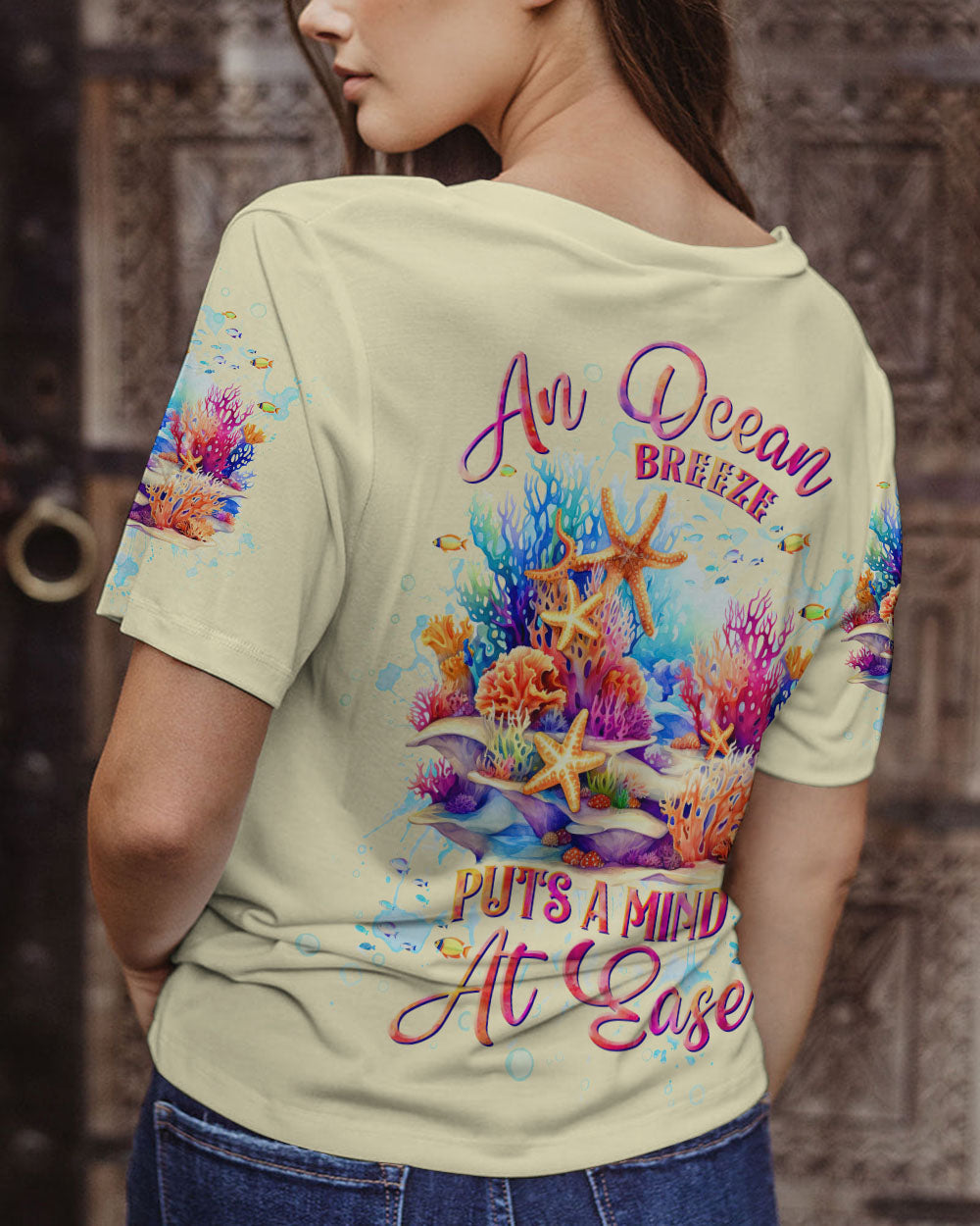 BLISSCORNERS AN OCEAN BREEZE ALL OVER PRINT