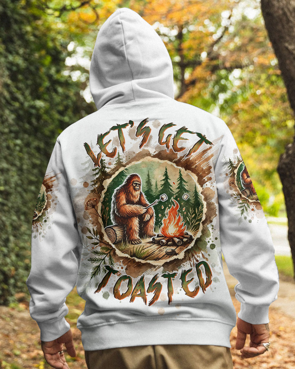 BLISSCORNERS LET'S GET TOASTED BIGFOOT ALL OVER PRINT