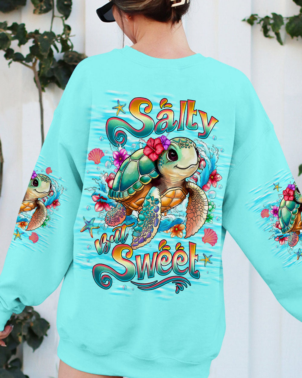 BLISSCORNERS SALTY BUT SWEET TURTLE ALL OVER PRINT