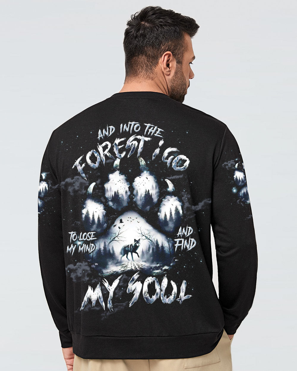 BLISSCORNERS AND INTO THE FOREST I GO WOLF ALL OVER PRINT