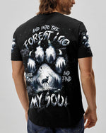 BLISSCORNERS AND INTO THE FOREST I GO WOLF ALL OVER PRINT