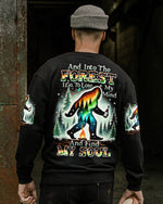 BLISSCORNERS AND INTO THE FOREST I GO BIGFOOT ALL OVER PRINT