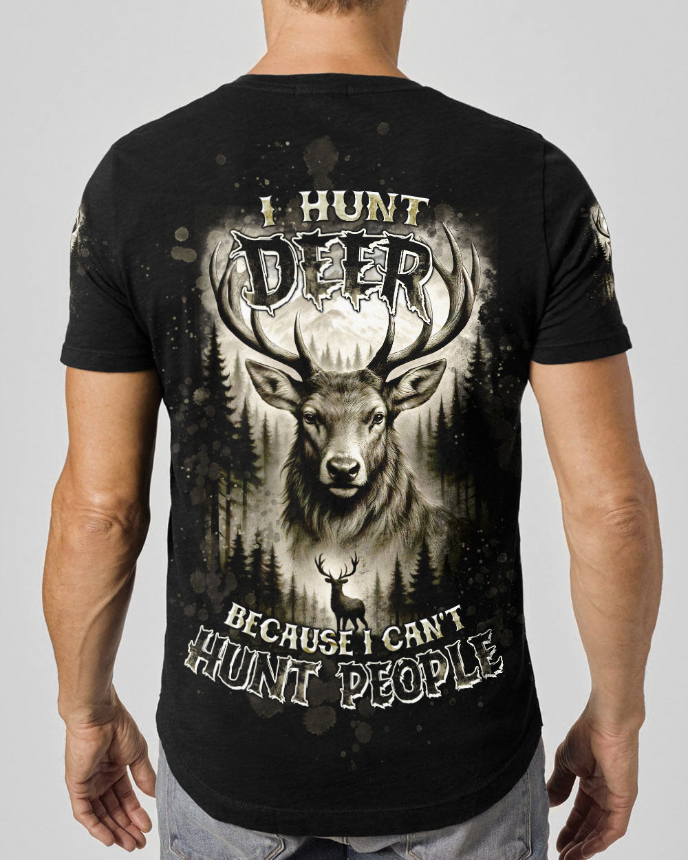 BLISSCORNERS I HUNT DEER HUNTING ALL OVER PRINT