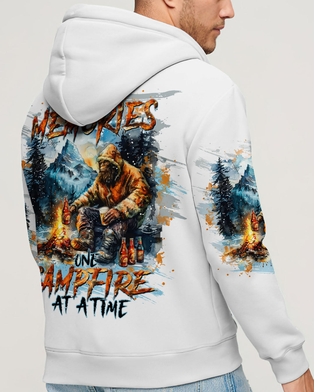 BLISSCORNERS MAKING MEMORIES ONE CAMPFIRE AT A TIME BIGFOOT ALL OVER PRINT