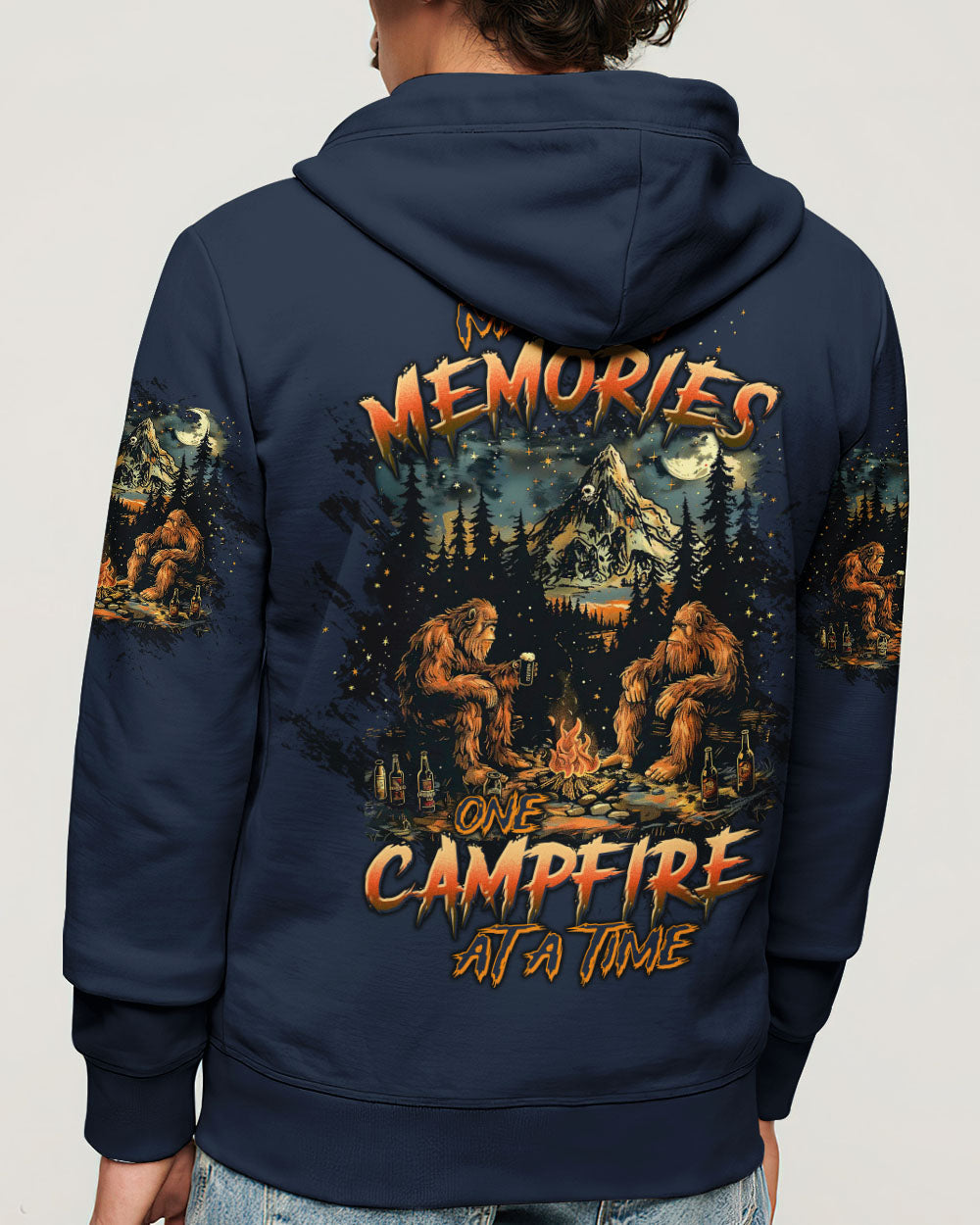 BLISSCORNERS MAKING MEMORIES ONE CAMPFIRE AT A TIME BIGFOOT ALL OVER PRINT