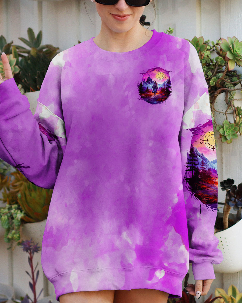 BLISSCORNERS MY BROOM BROKE SO NOW HALLOWEEN HUNTING ALL OVER PRINT