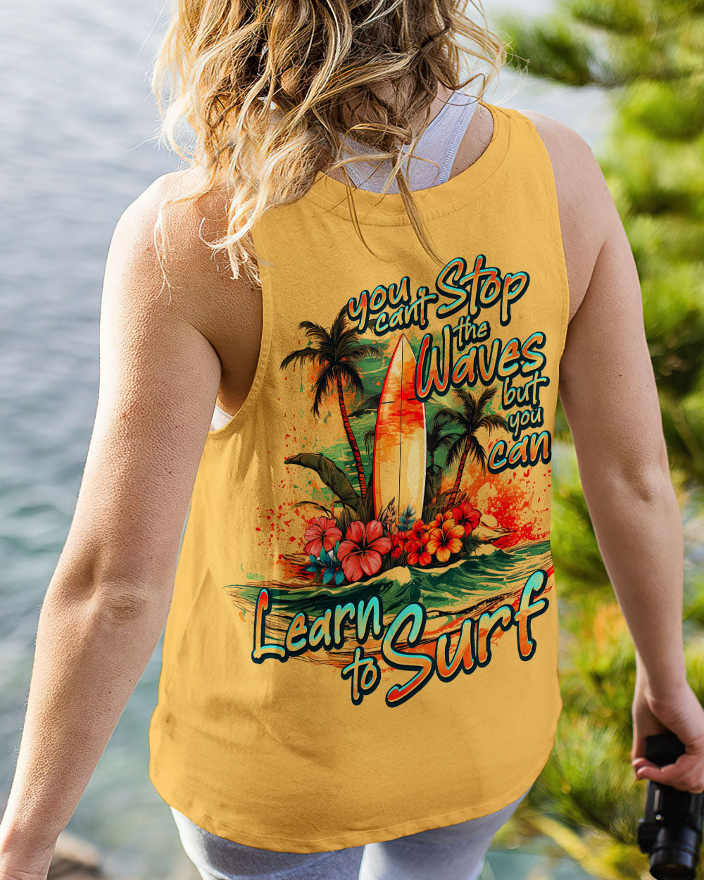 BLISSCORNERS YOU CAN'T STOP THE WAVES ALL OVER PRINT