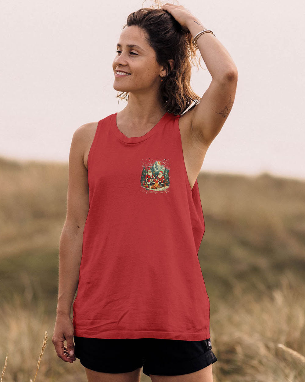 BLISSCORNERS MAKING MEMORIES ONE CAMPFIRE AT A TIME CHRISTMAS ALL OVER PRINT