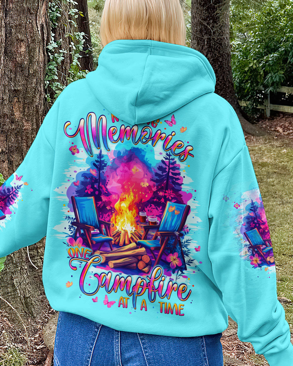 BLISSCORNERS MAKING MEMORIES ONE CAMPFIRE AT A TIME ALL OVER PRINT