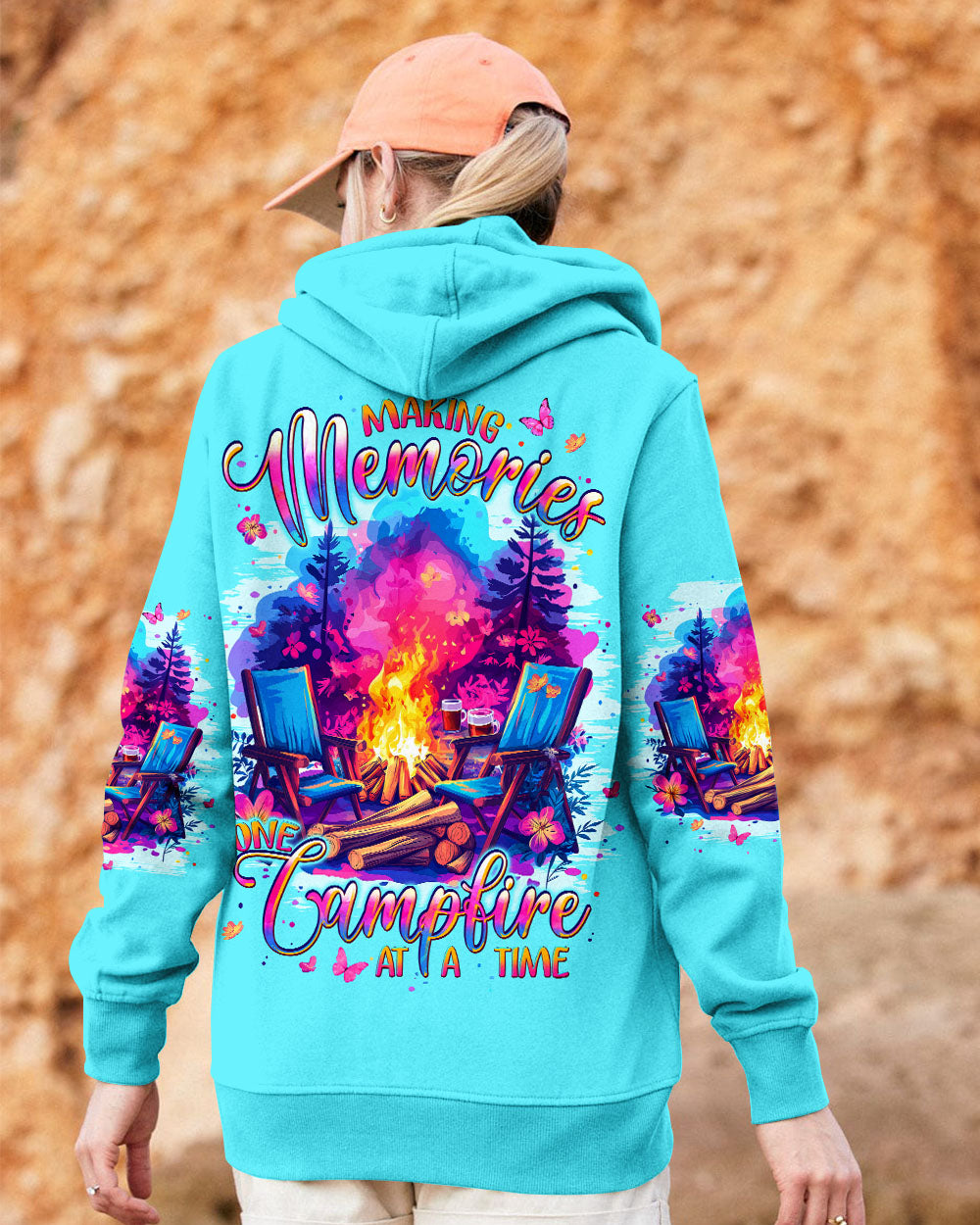 BLISSCORNERS MAKING MEMORIES ONE CAMPFIRE AT A TIME ALL OVER PRINT