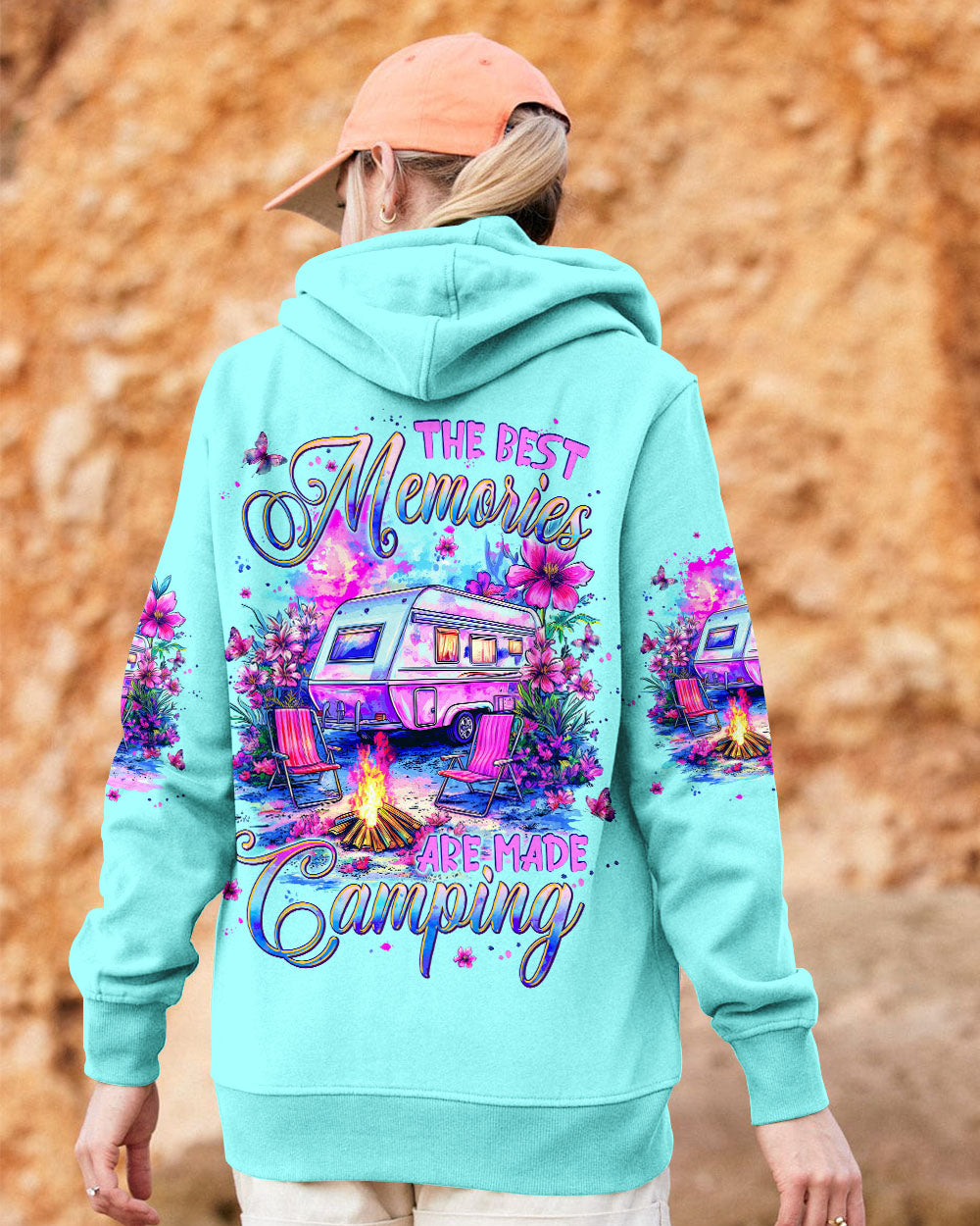 BLISSCORNERS THE BEST MEMORIES ARE MADE CAMPING ALL OVER PRINT
