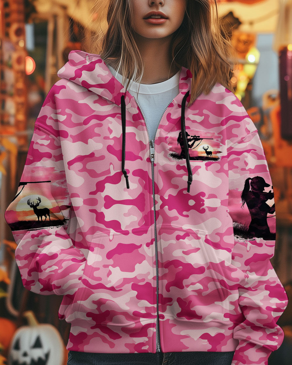 BLISSCORNERS (HOT DEAL) PRETTY IN PINK HUNTING CAMO ALL OVER PRINT