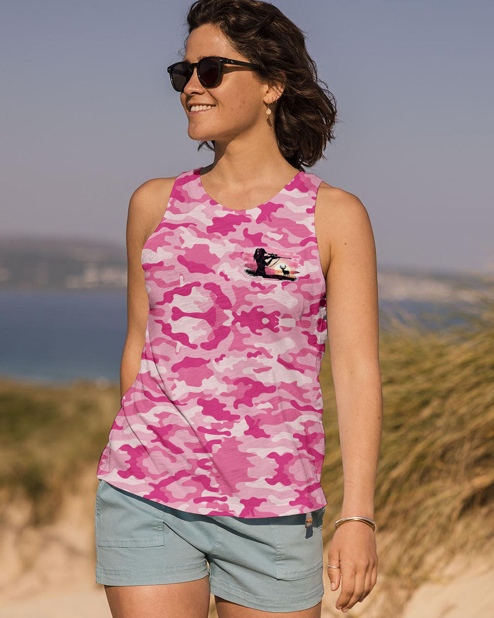 BLISSCORNERS (HOT DEAL) PRETTY IN PINK HUNTING CAMO ALL OVER PRINT