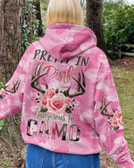 BLISSCORNERS PRETTY IN PINK HUNTING ALL OVER PRINT
