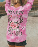 BLISSCORNERS PRETTY IN PINK HUNTING ALL OVER PRINT
