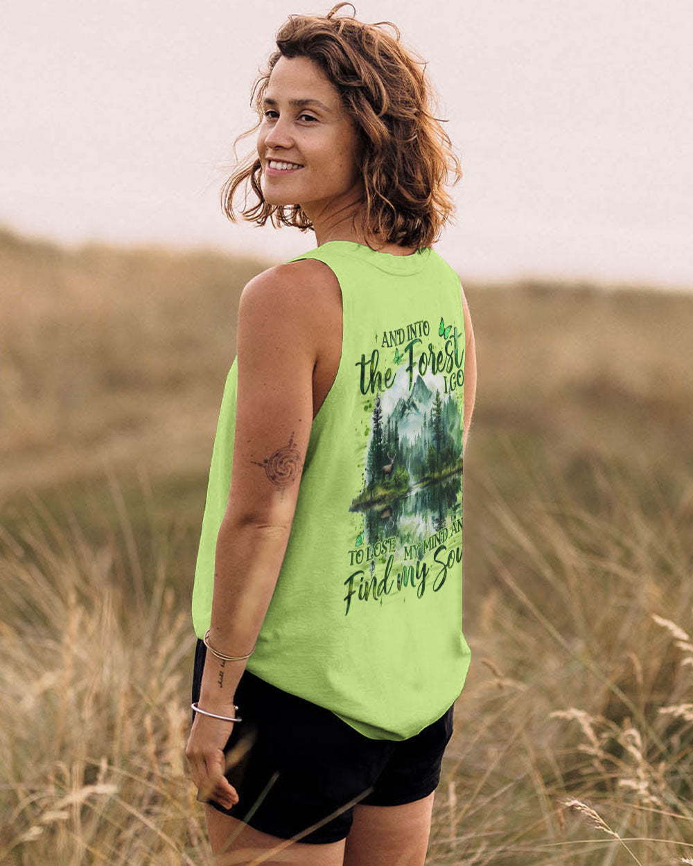 BLISSCORNERS AND INTO THE FOREST I GO ALL OVER PRINT