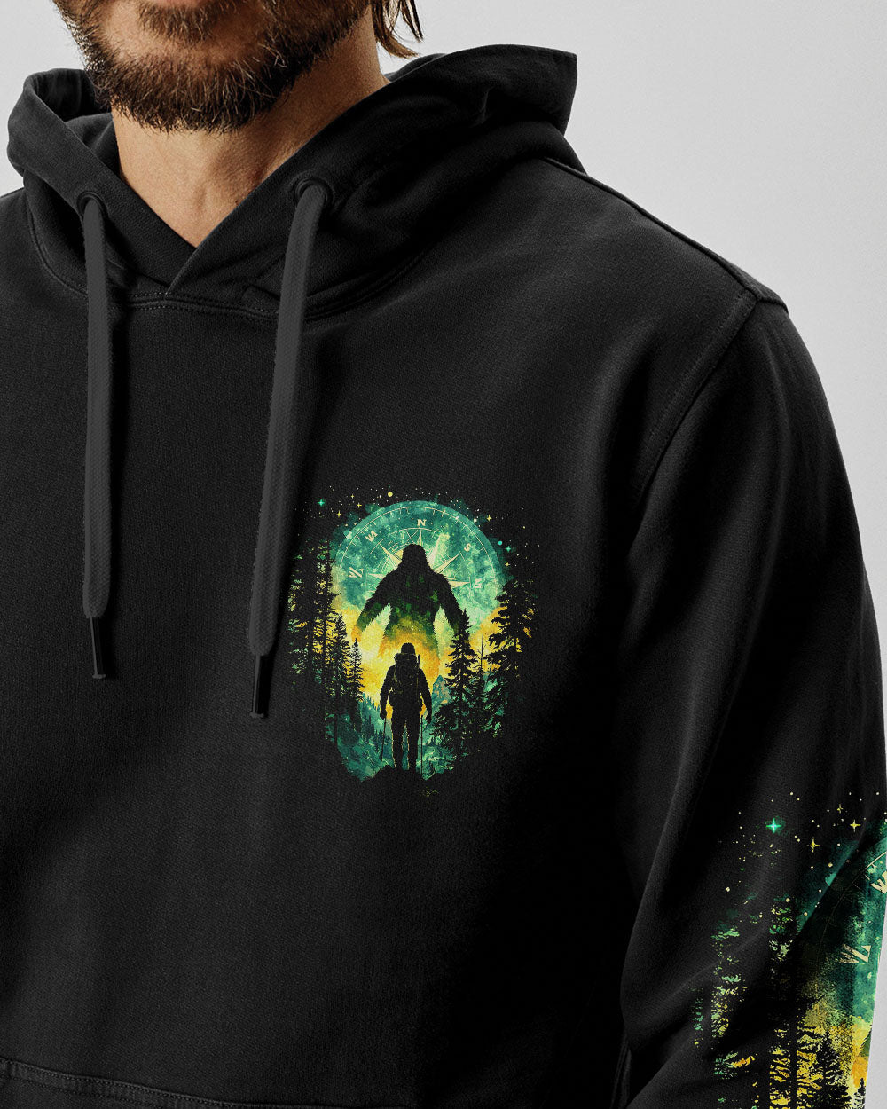 BLISSCORNERS BIGFOOT SAW ME BUT NOBODY BELIEVES HIM ALL OVER PRINT