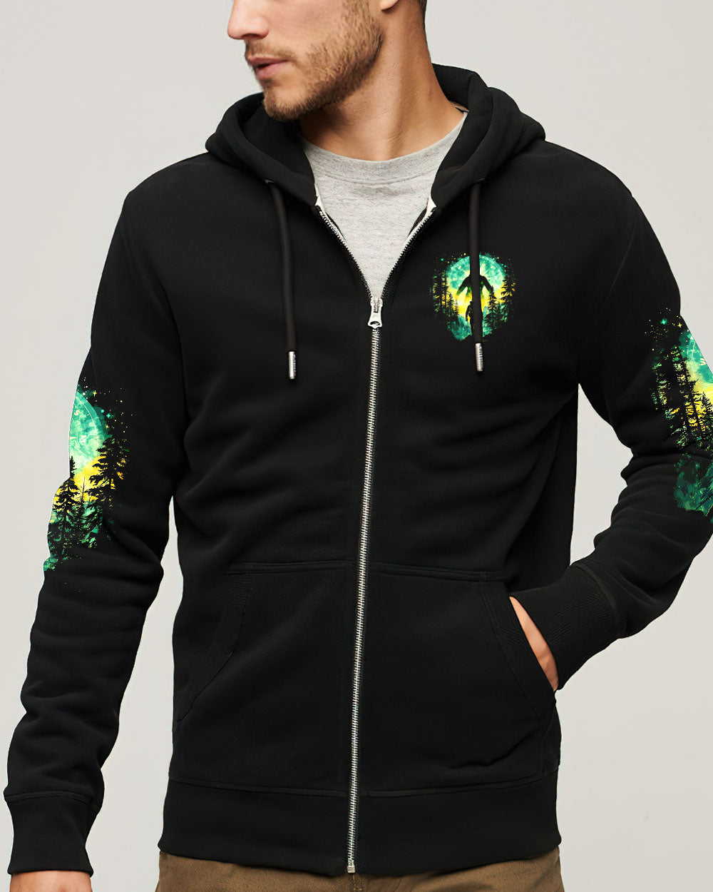 BLISSCORNERS BIGFOOT SAW ME BUT NOBODY BELIEVES HIM ALL OVER PRINT